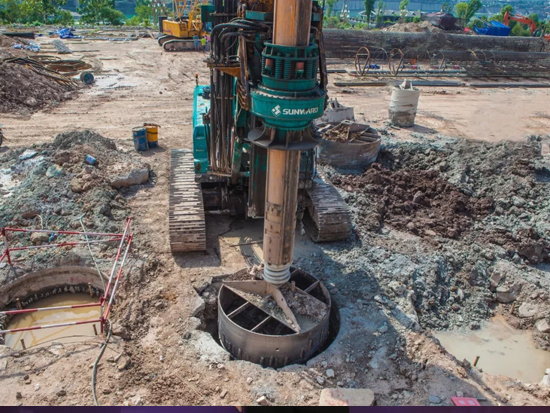 3.5米直径高效入岩，他携ca888亚洲城智能旋挖名动山城