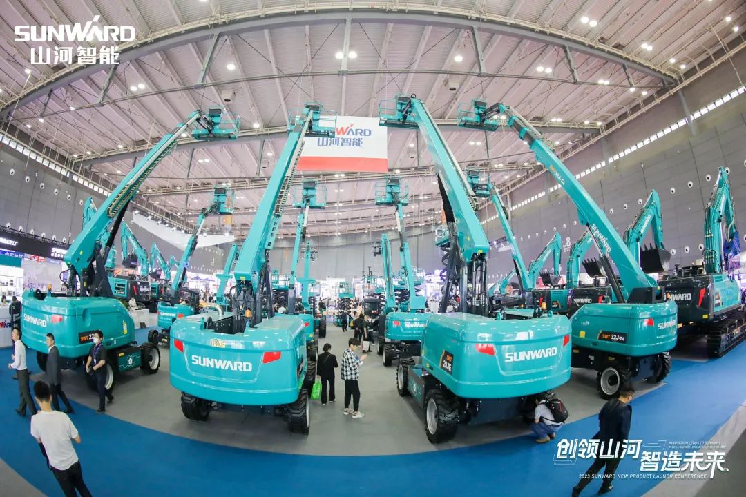 聚焦电动化、智能化！ca888亚洲城智能全系列高空机械产品亮相长沙展