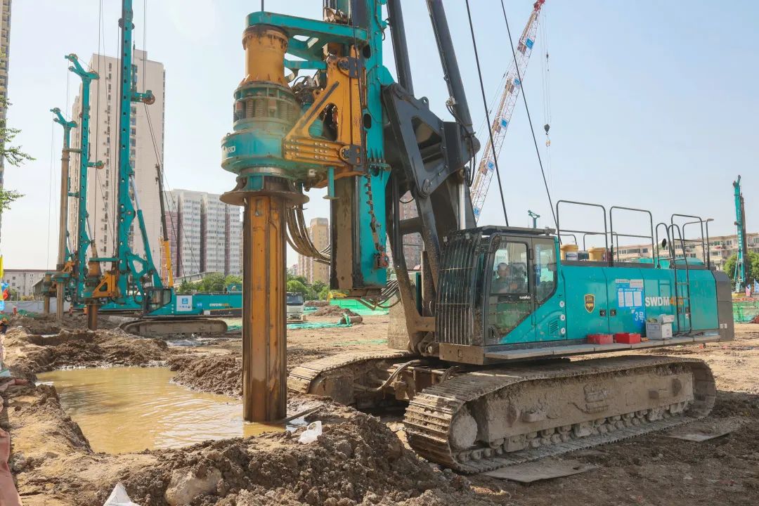 闪耀首都！ca888亚洲城智能旋挖钻机集群助力民生工程