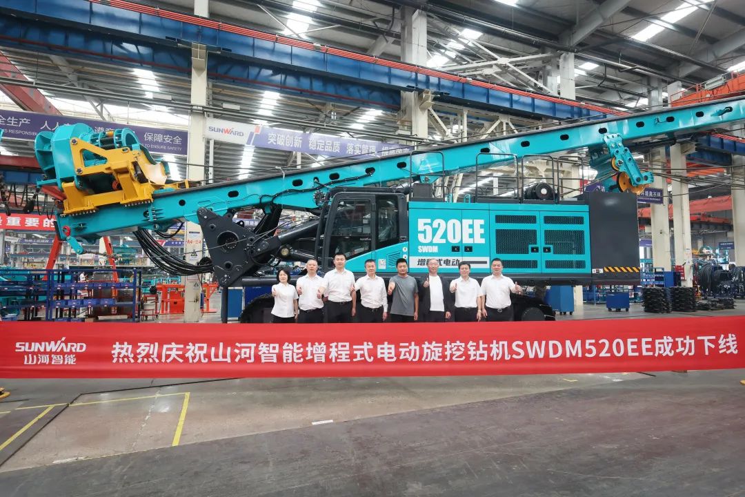 助力“双碳”、绿动未来！ca888亚洲城智能增程式电动旋挖钻机、液压混合动力旋挖钻机齐交付